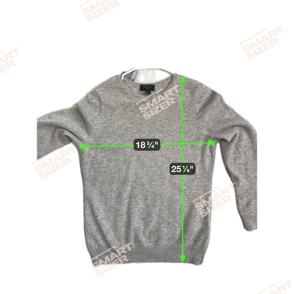 Charter Club Luxury 100% Cashmere Gray Crewneck Sweater XL - Picture 6 of 7